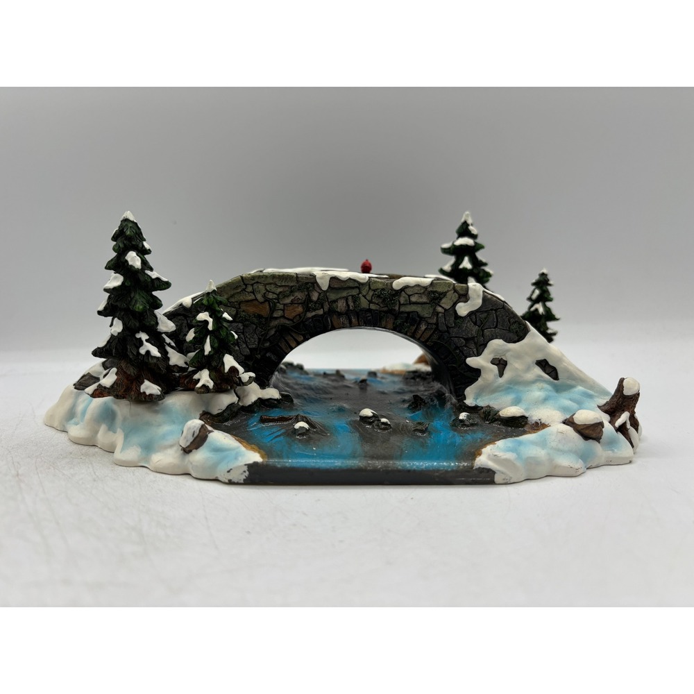 Department 56 1996 Vintage Village Mill Creek Bridge 52635 Retired - Picture 5 of 12